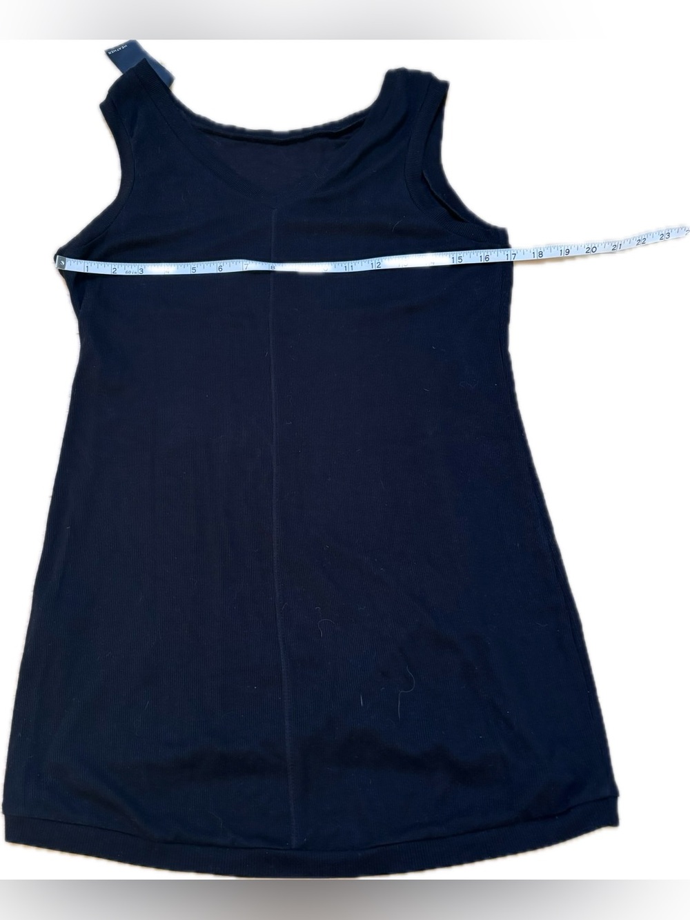 NWT Heather Black V-Neck Sleeveless Tunic - Picture 5 of 8